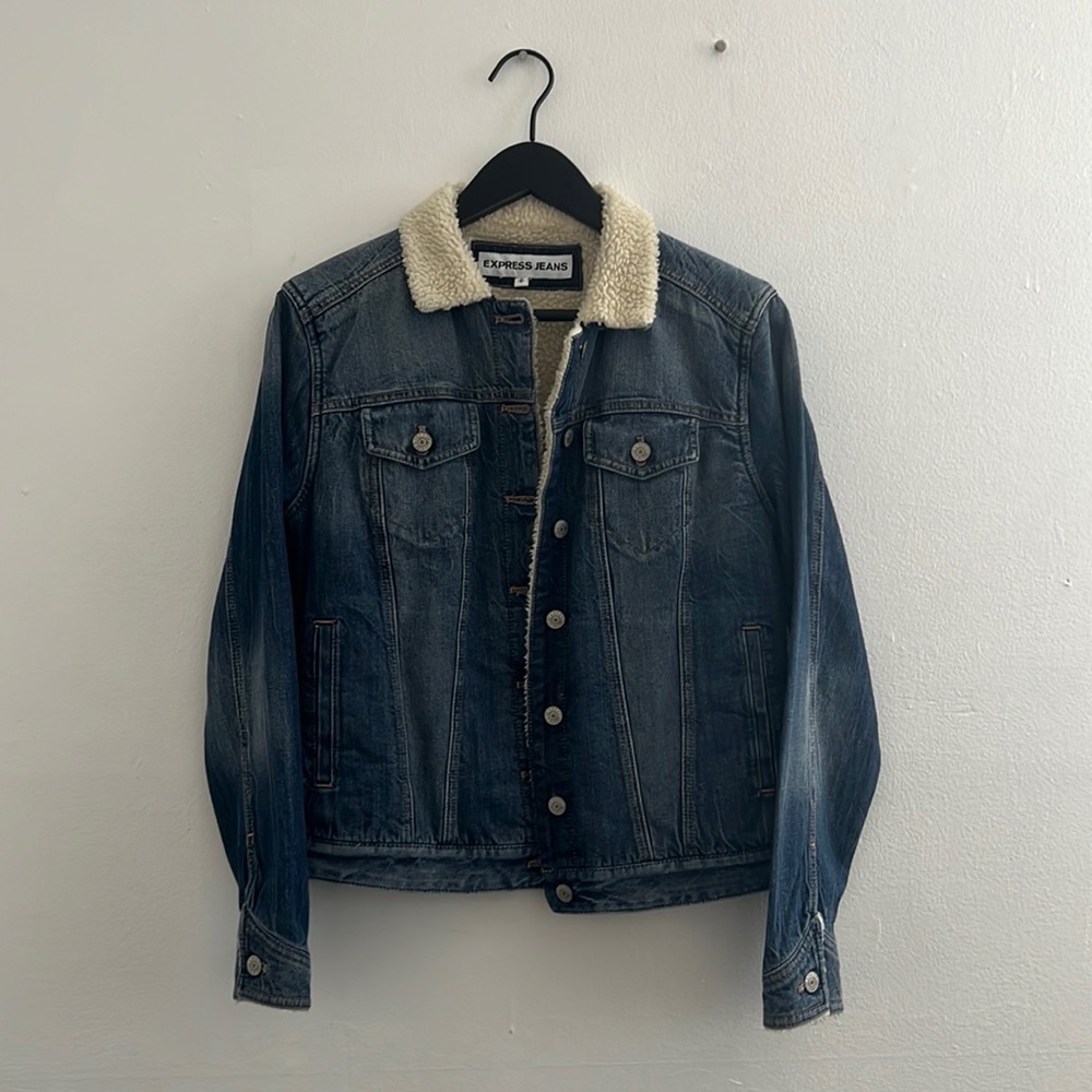 Sherpa-lined Jean Jacket